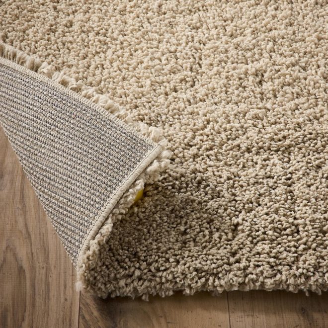Hadley Beige Shagpile Rugs UK Mainland Free Shipping