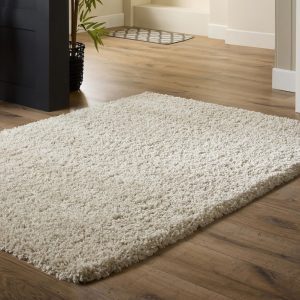 Hadley Cream Shagpile Rugs UK Mainland Free Shipping