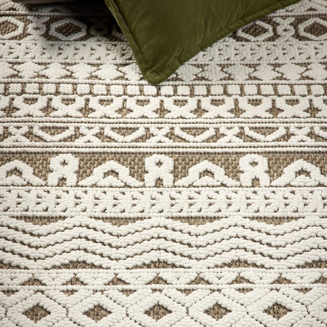 Atlas Graphic | Coffee Contemporary Rugs UK Mainland Free Shipping