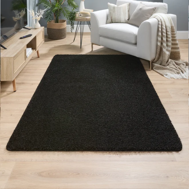My Rug Black Mats and Runners UK Mainland Free Shipping