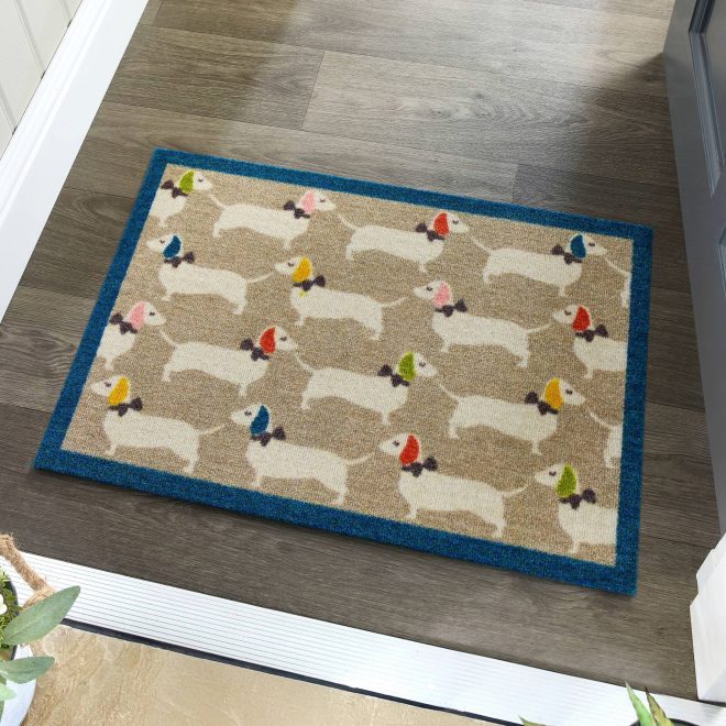 Howler & Scratch Patterned Bright Doggie Howler & Scratch | Pet Mats UK Mainland Free Shipping
