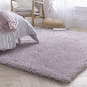 Chicago Soft Lilac Shagpile Rugs UK Mainland Free Shipping