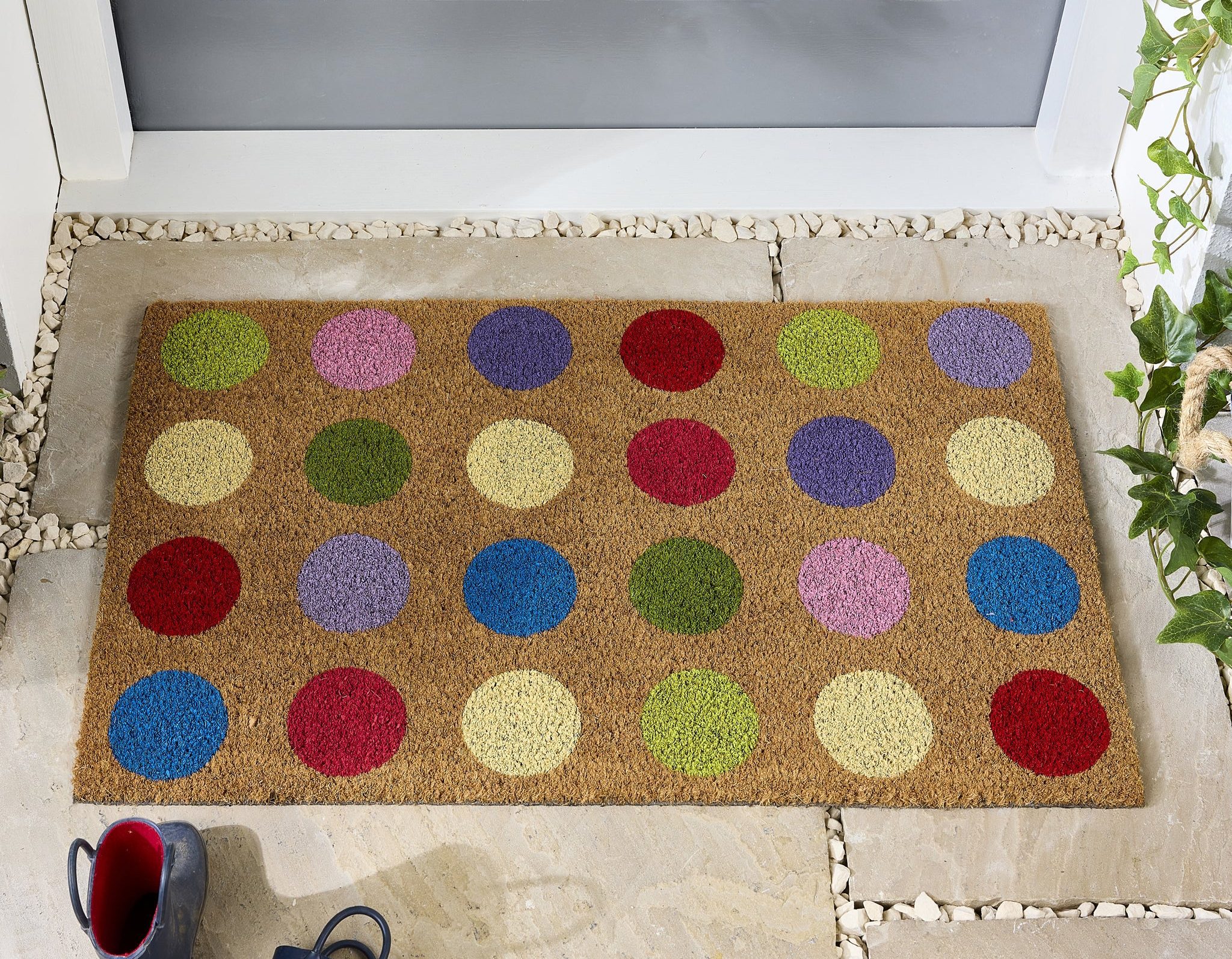 Door Mat Spots | 45cm x 75cm Door Mat Spots | 45cm x 75cm Doormats | Runners UK Mainland Free Shipping