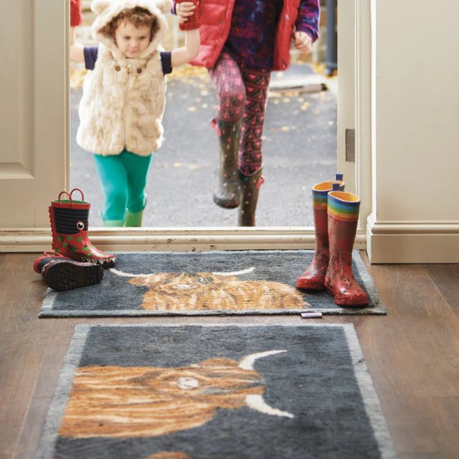 Highland Cow | Doormat Doormats | Runners UK Mainland Free Shipping