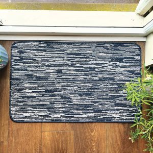 Durable – Navy Broken Stripe Mats and Runners UK Mainland Free Shipping