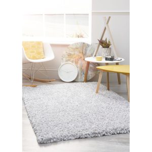 Portland Grey Shagpile Rugs UK Mainland Free Shipping