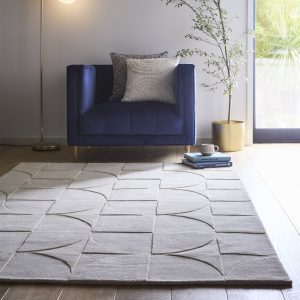 Penny Cream Wool Rugs UK Mainland Free Shipping