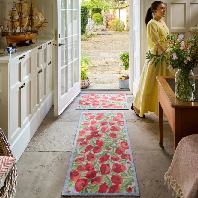 Poppies Galore | Doormat Doormats | Runners UK Mainland Free Shipping