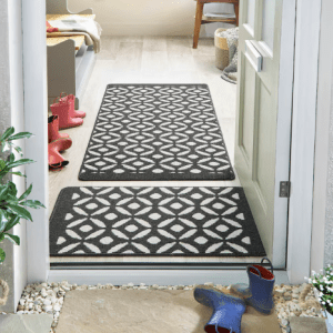 Crescent Charcoal | Mat & Runner Mats and Runners UK Mainland Free Shipping