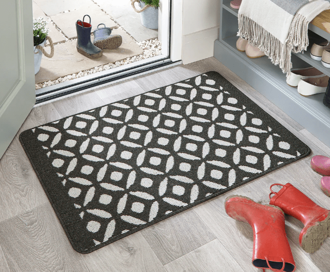 Crescent Charcoal | Mat & Runner Mats and Runners UK Mainland Free Shipping
