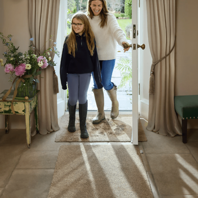 Plain Fleck | Linen Doormat Doormats | Runners UK Mainland Free Shipping