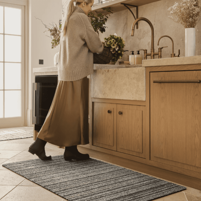 Candy Ribbon Grey | Doormat Doormats | Runners UK Mainland Free Shipping