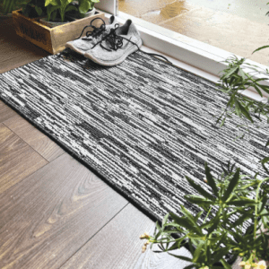 Durable – Charcoal Broken Stripe Mats and Runners UK Mainland Free Shipping