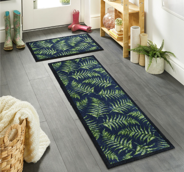Fern Leaves Mats and Runners UK Mainland Free Shipping