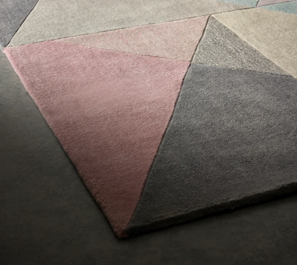 Trio/Design Matters Multi Pastel Contemporary Rugs UK Mainland Free Shipping