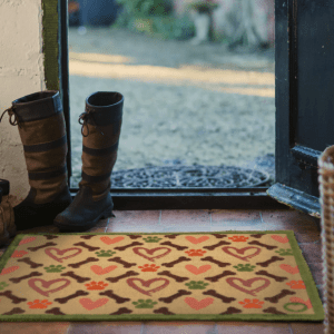 Hearts and Bones Doormats | Runners UK Mainland Free Shipping