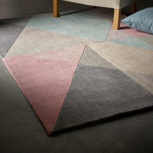Trio/Design Matters Multi Pastel Contemporary Rugs UK Mainland Free Shipping