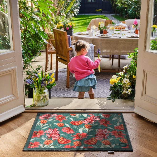 Tumbling Tulips | Doormat Doormats | Runners UK Mainland Free Shipping