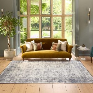 Eco-Washable | Vintage Grey Rug Eco-Washable Rugs UK Mainland Free Shipping