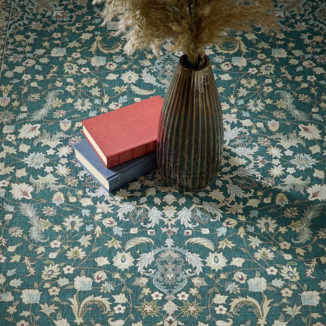 Washable Windsor Emerald Eco-Washable Rugs UK Mainland Free Shipping