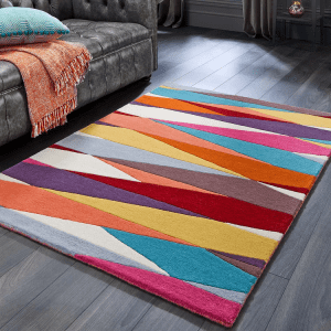 Shard Brights Multi Wool Rugs UK Mainland Free Shipping