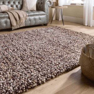 Rocks Shaggy Natural Shagpile Rugs UK Mainland Free Shipping