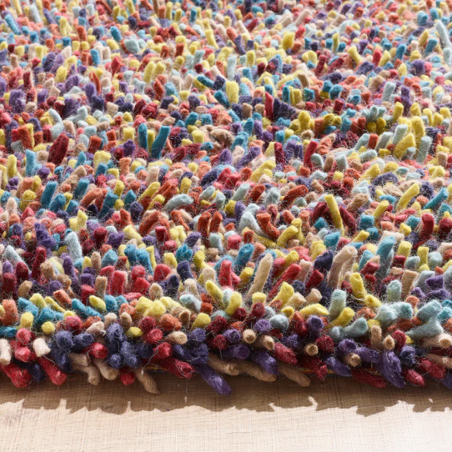 Rocks Shaggy Multi Shagpile Rugs UK Mainland Free Shipping