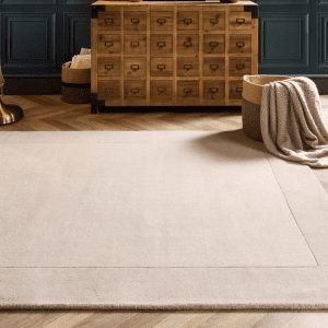 Borders Natural Wool Rugs UK Mainland Free Shipping