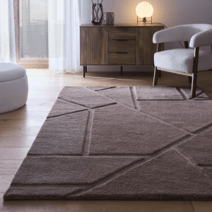 Stack Mauve Wool Rugs UK Mainland Free Shipping