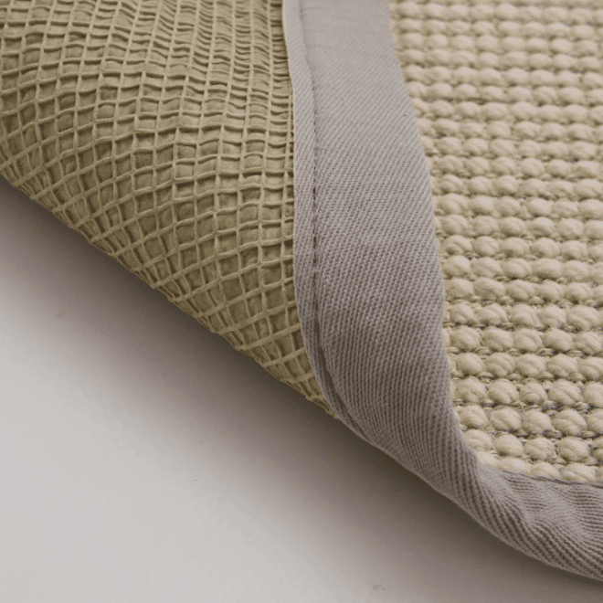 Sisal Boucle with  Light Grey Border Sisal & Jute Rugs UK Mainland Free Shipping