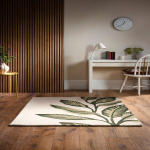 Paradise Leaf Wool Rugs UK Mainland Free Shipping